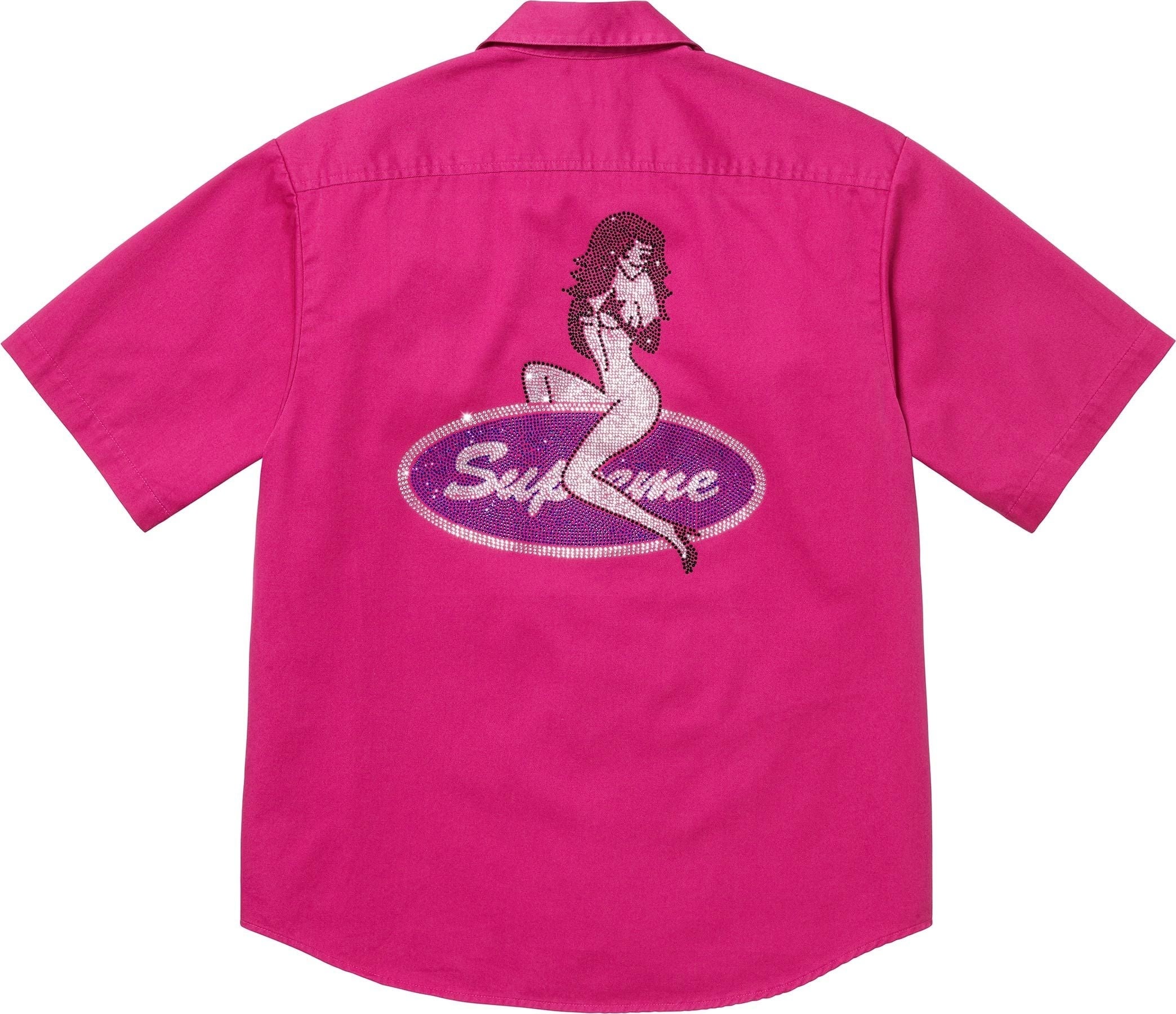 Rhinestone Pin Up S/S Work Shirt view 6